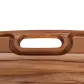 TBO/M - Tábua para churrasco multiuso com alça, porte médio, Madeira Teca Gourmet 