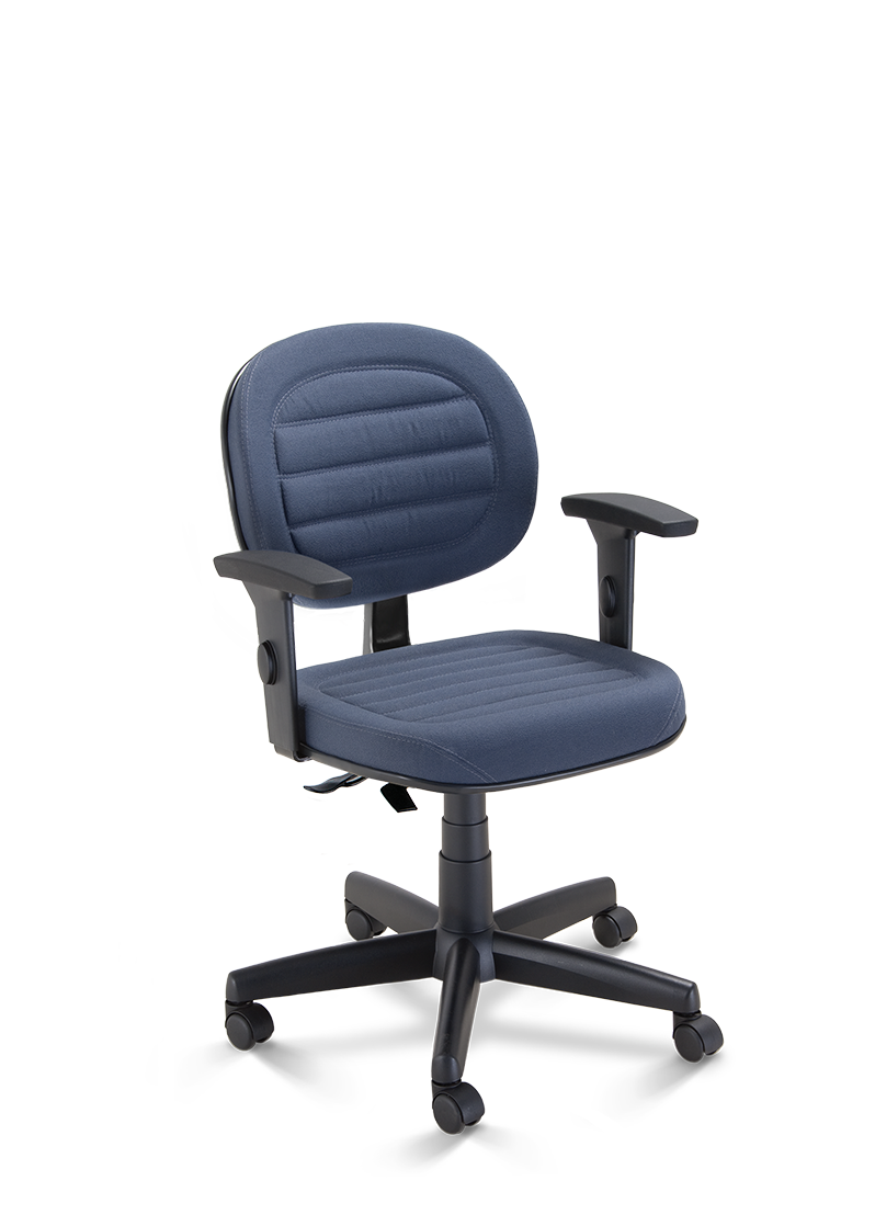 Cavaletti StartPlus - Executiva Giratória / Sistema Reclinador de Encosto / Braço SL New PU / Base Aço com Capa