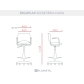 Cadeira Ergoplax Plaxmetal 