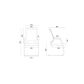 Poltrona Aproximação / Estrutura SI / Braços Integrados / Tela cor Cinza.