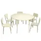 Conjunto mesa Infantil c/ 6 cadeiras (0-5 anos)