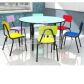 Conjunto mesa Infantil c/ 6 cadeiras (0-5 anos)
