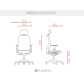 Cadeira Presidente Brizza Soft 