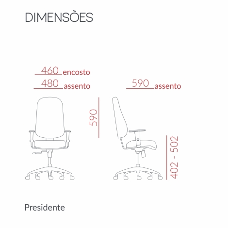 Cadeira Premium Presidente