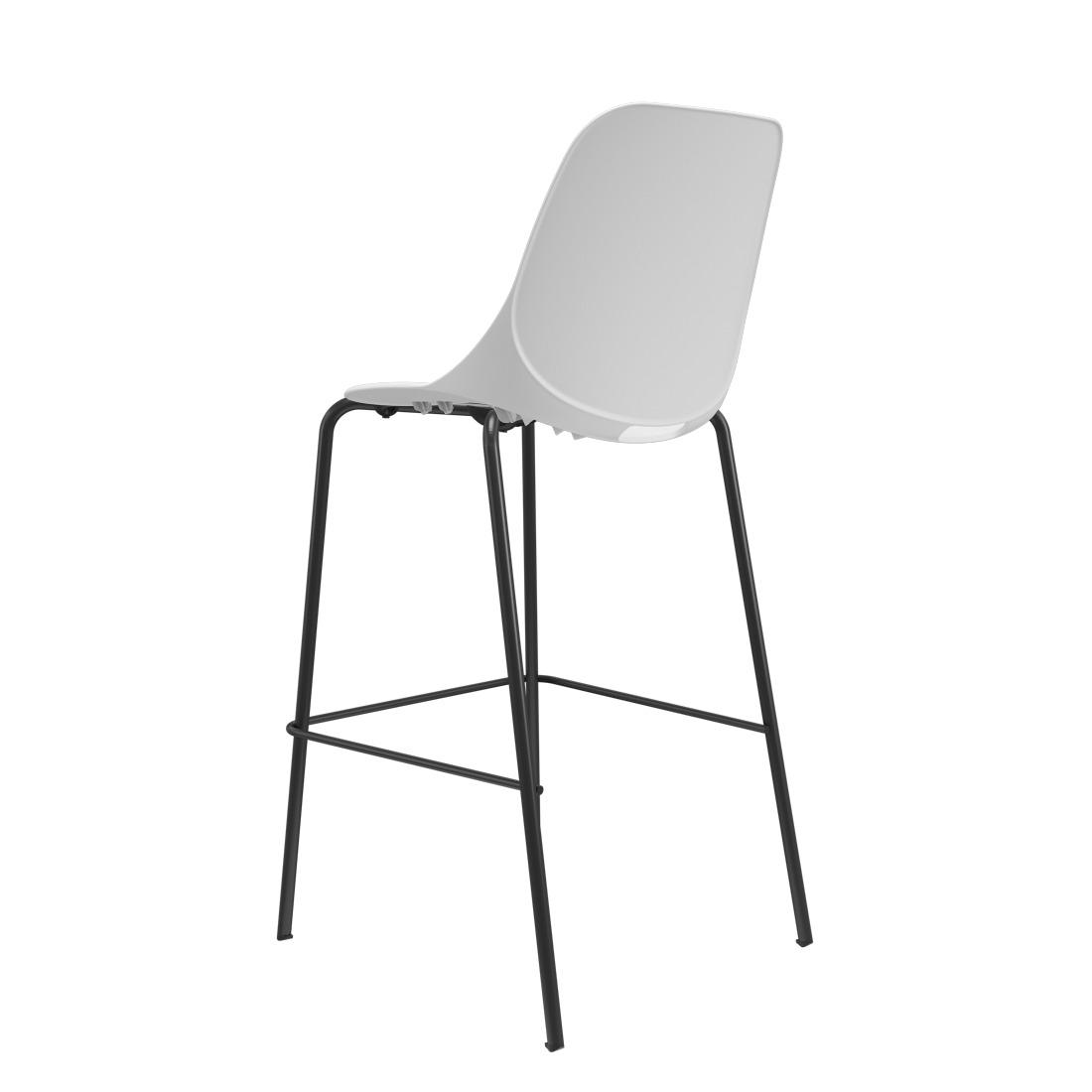 Banqueta Quick Fixa 4 pés Plaxmetal