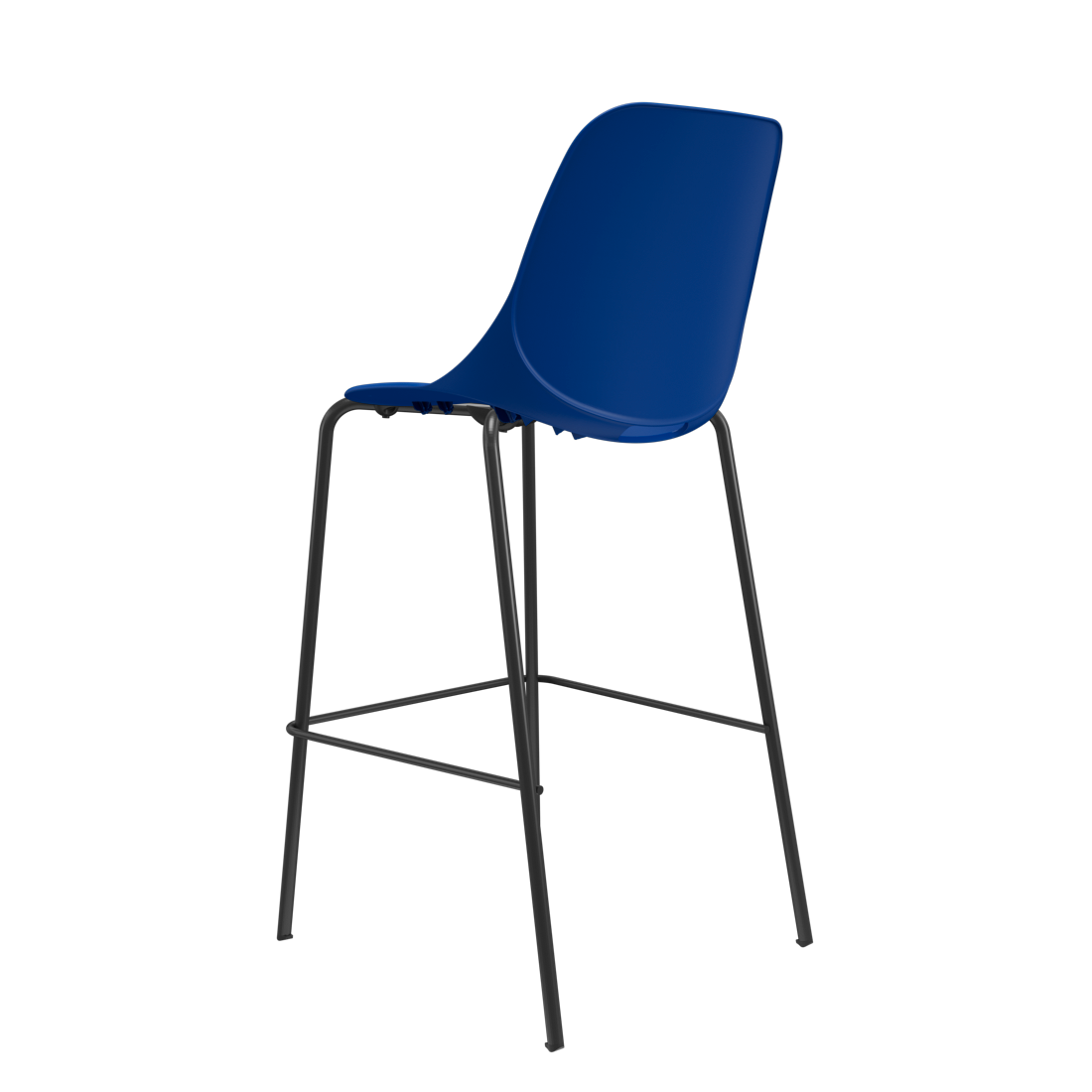 Banqueta Quick Fixa 4 pés Plaxmetal
