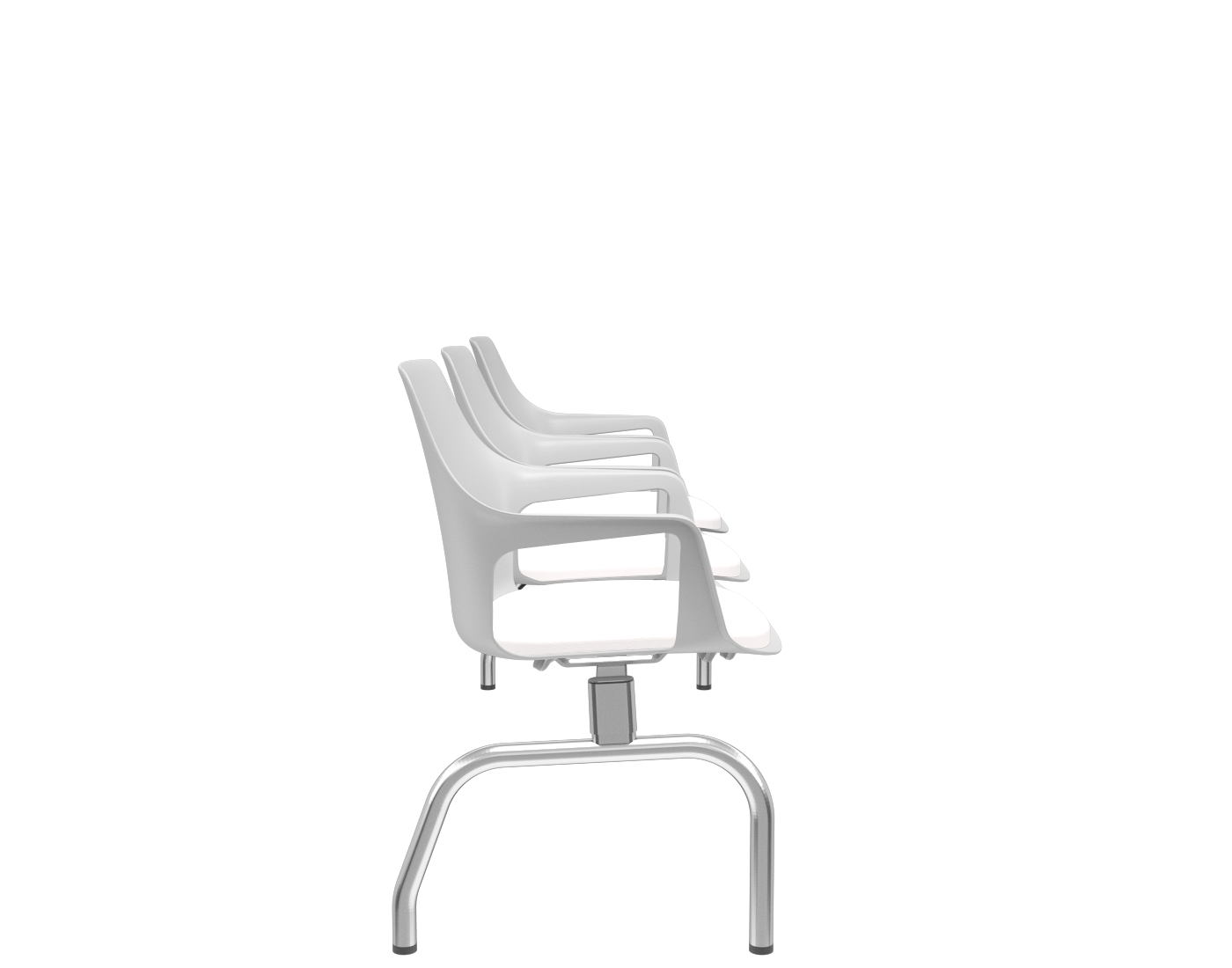 Longarina Vesper 3 Lugares PLAXMETAL