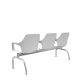 Longarina Vesper 3 Lugares PLAXMETAL