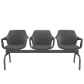 Longarina Vesper 3 Lugares PLAXMETAL