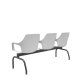 Longarina Vesper 3 Lugares PLAXMETAL