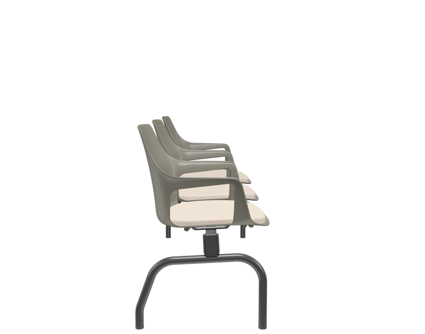 Longarina Vesper 3 Lugares PLAXMETAL
