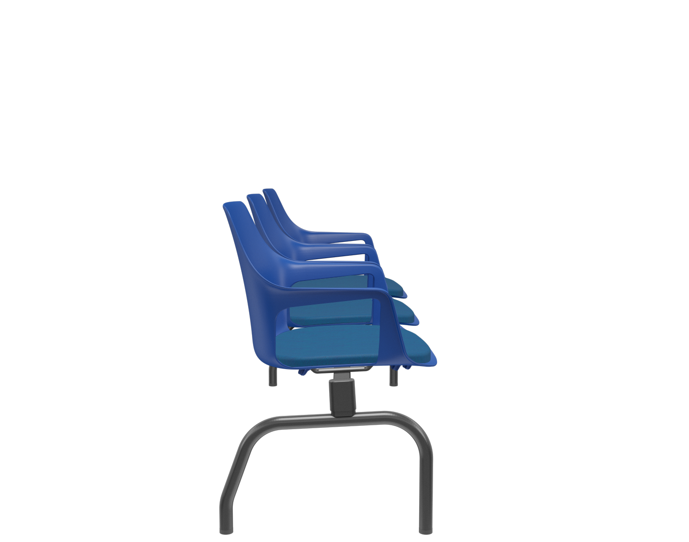 Longarina Vesper 3 Lugares PLAXMETAL