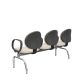 Cadeira Operativa Longarina Executiva 3 lugares PLAXMETAL