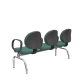 Cadeira Operativa Longarina Executiva 3 lugares PLAXMETAL