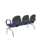 Cadeira Operativa Longarina Executiva 3 lugares PLAXMETAL