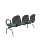 Cadeira Operativa Longarina Executiva 3 lugares PLAXMETAL