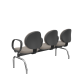 Cadeira Operativa Longarina Executiva 3 lugares PLAXMETAL