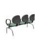 Cadeira Operativa Longarina Executiva 3 lugares PLAXMETAL