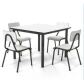 Conjunto mesa Infantil 80x80 c/ 4 cadeiras (1-5 anos)