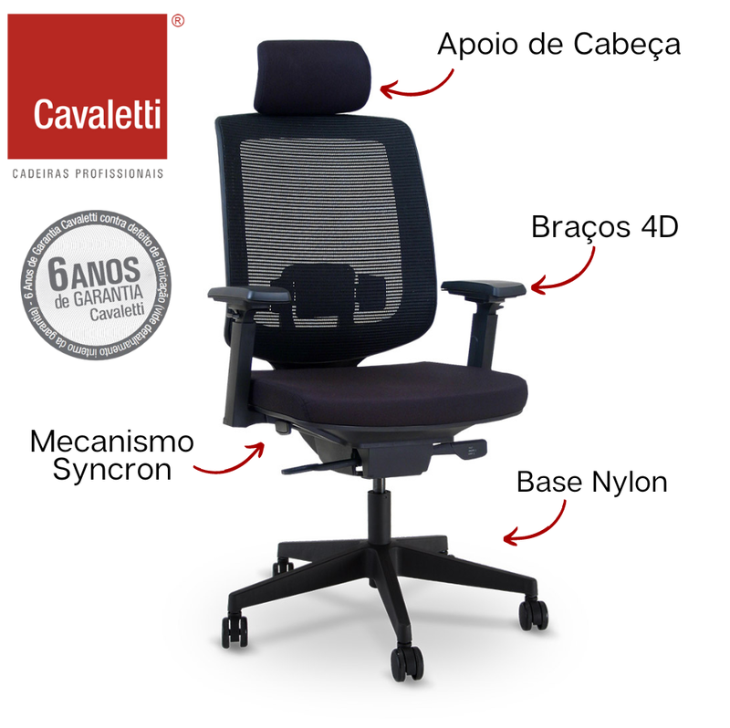 Cadeira C3 Presidente 