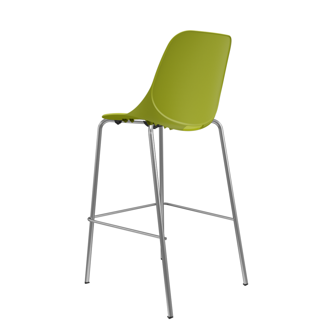Banqueta Quick Fixa 4 pés Plaxmetal