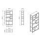 ESTANTE MODULAR 800 X 300 X 1850mm