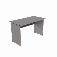MESA RETANGULAR PÉ PAINEL 1500 X 600 CINZA