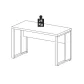 MESA RETANGULAR PÉ QUADRO 1500 X 600 CINZA ALU
