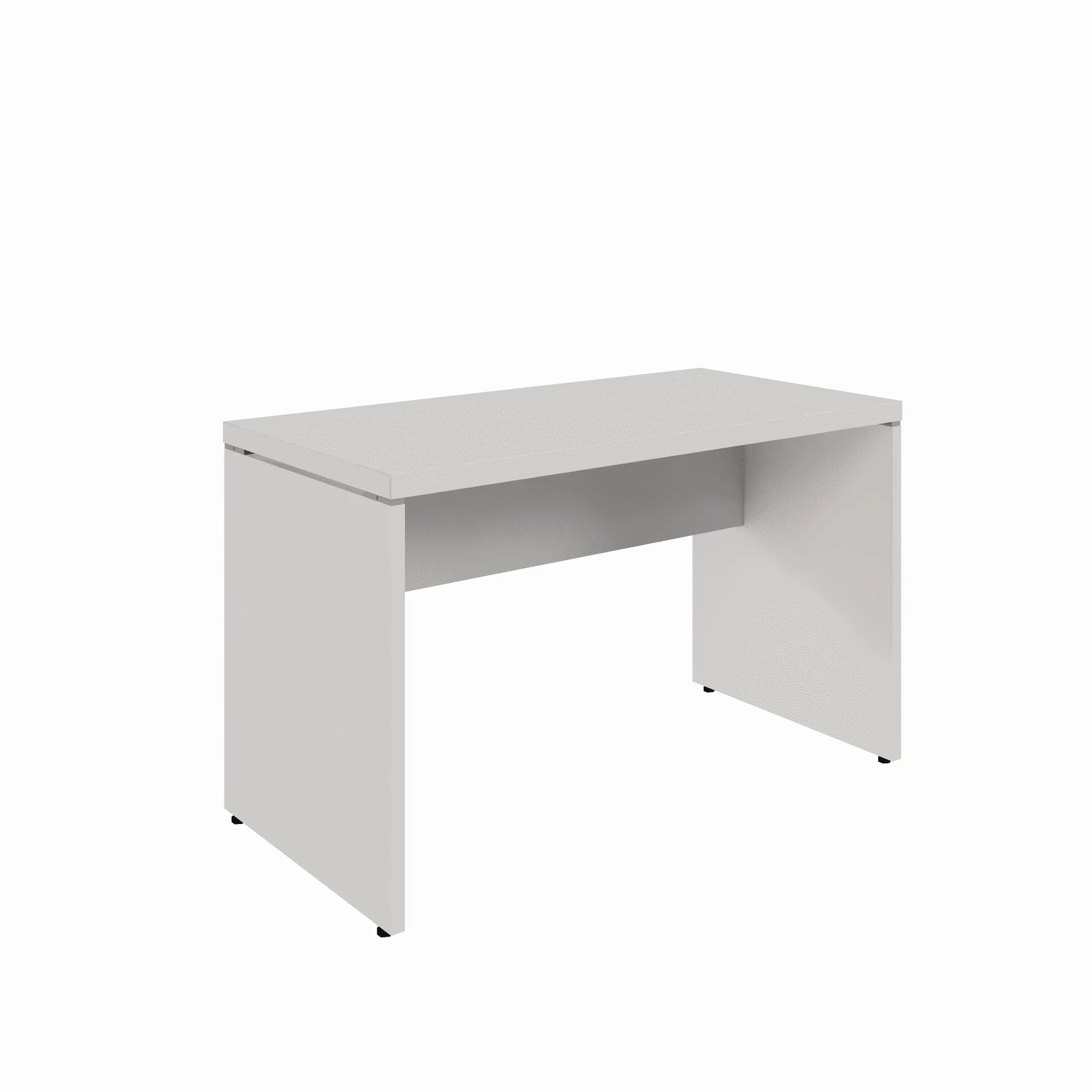 MESA RETANGULAR PÉ PAINEL 1200 X 600 CINZA