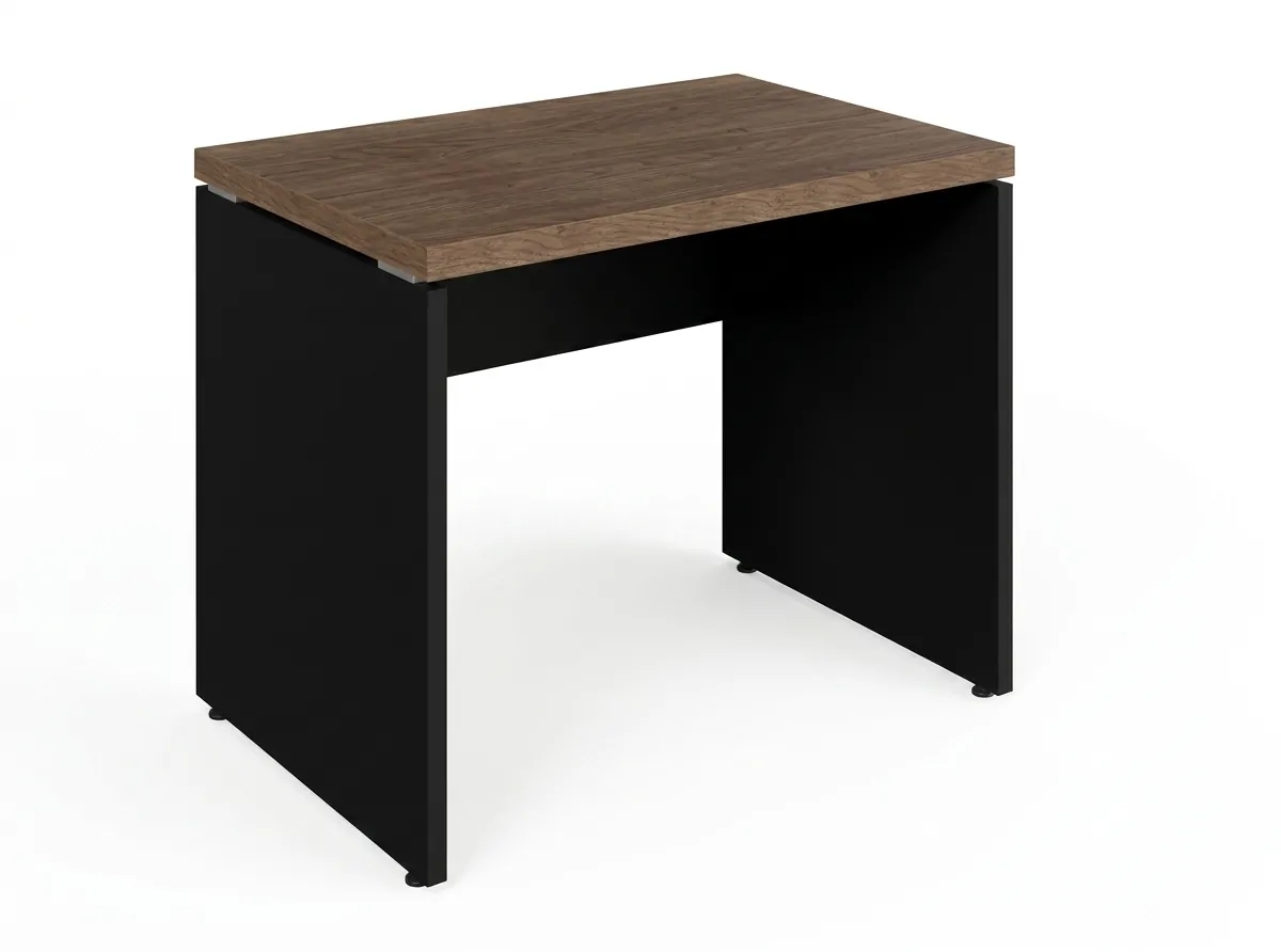 MESA RETANGULAR PÉ PAINEL 1200 X 600 MLG PRETO