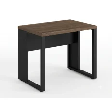 MESA RETANGULAR PÉ QUADRO 1200 X 600 MLG PRETO