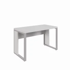MESA RETANGULAR PÉ QUADRO 1500 X 600 CINZA