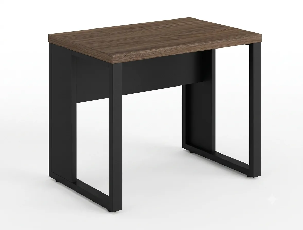 MESA RETANGULAR PÉ QUADRO 1500 X 600 MLG PRETO