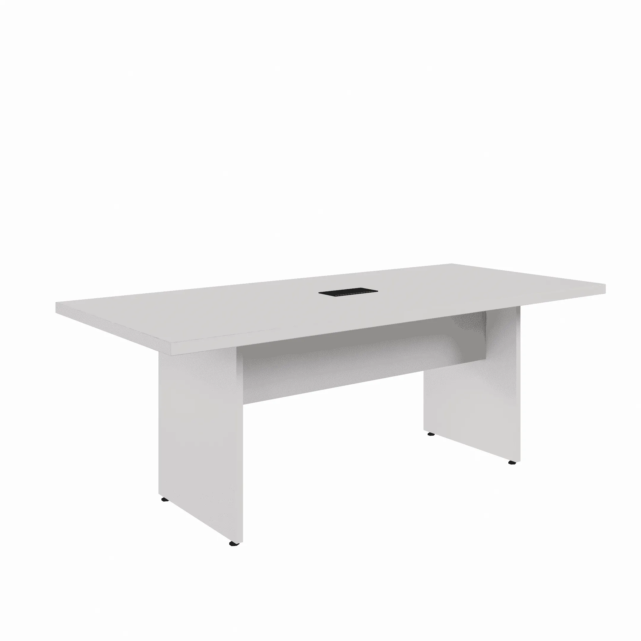 MESA REUNIÃO RETANGULAR PÉ PAINEL 2000 X 900 CINZA