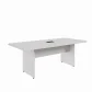 MESA REUNIÃO RETANGULAR PÉ PAINEL 2000 X 900 CINZA