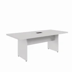 MESA REUNIÃO RETANGULAR PÉ PAINEL 2000 X 900 CINZA