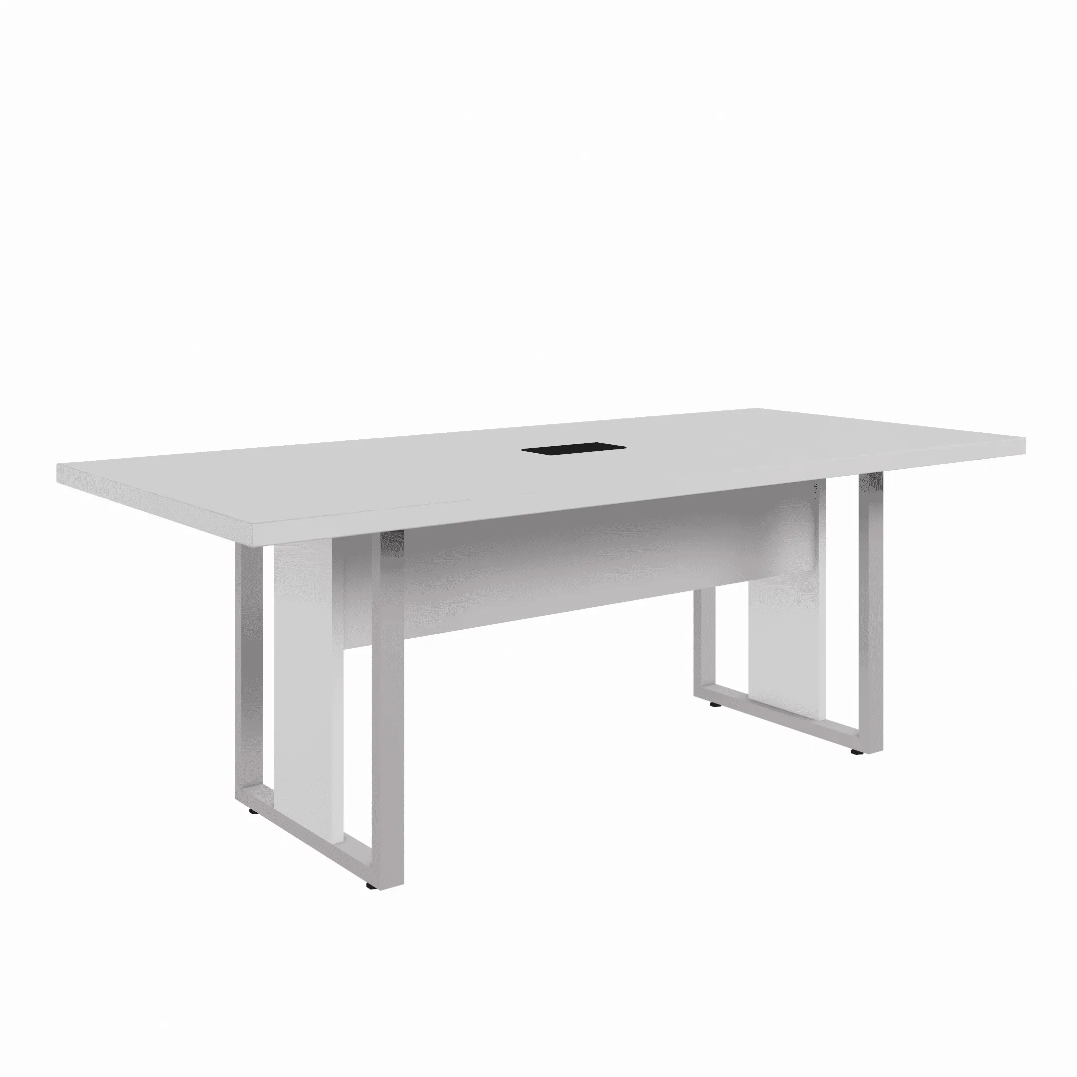 MESA REUNIÃO RETANGULAR PÉ QUADRO 2000 X 900 CINZA