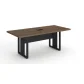 MESA REUNIÃO RETANGULAR PÉ QUADRO 2000 X 900 MLG PRETO