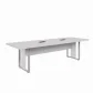 MESA REUNIÃO RETANGULAR PÉ QUADRO 2700 X 900 CINZA