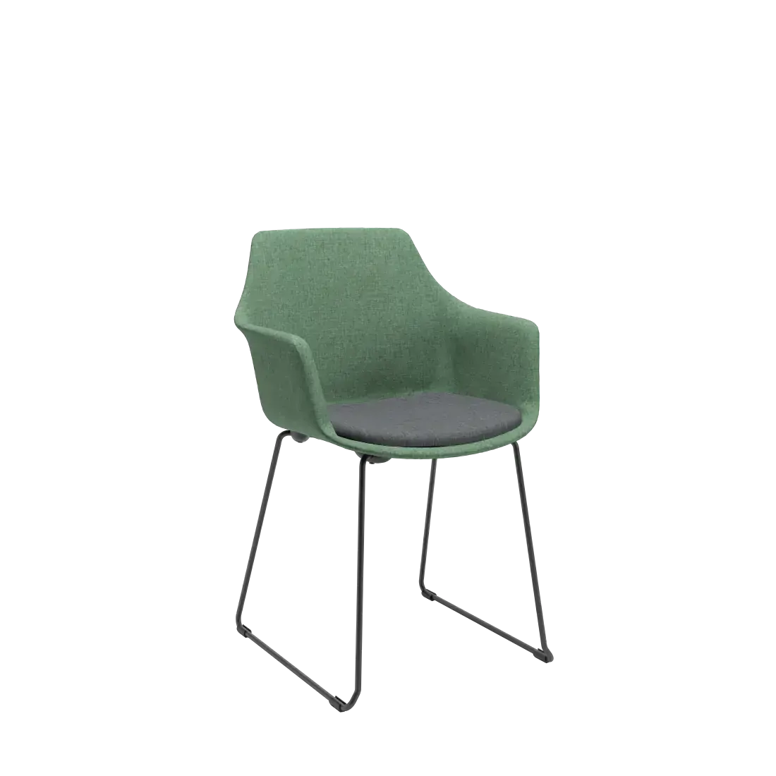 Cadeira Elyze Fixa Trapezoidal