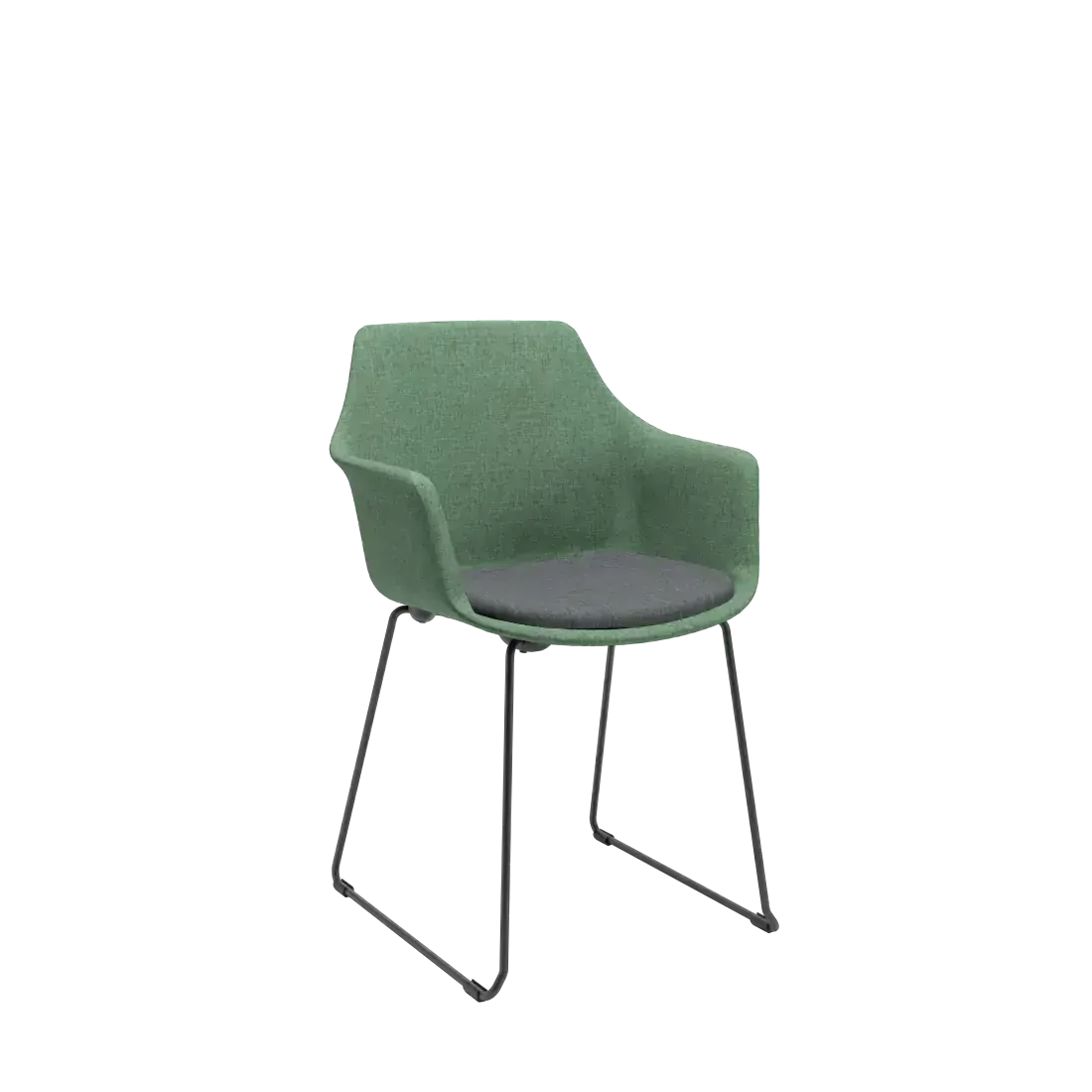 Cadeira Elyze Fixa Trapezoidal