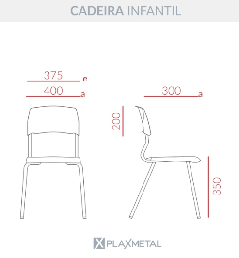 Cadeira Eloplax Infantil