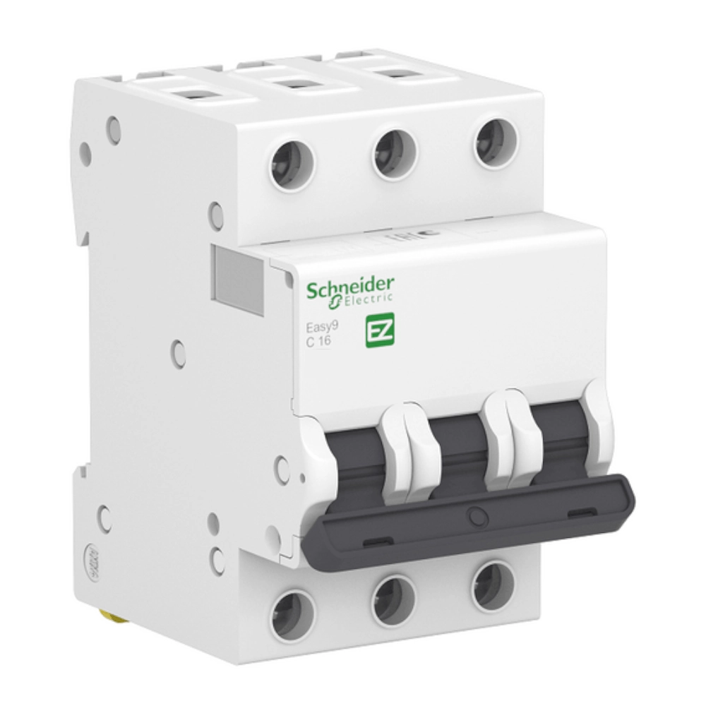 Disjuntor Trifásico 6A Curva C 4,5kA EASY9 EZ9F33306 Schneider