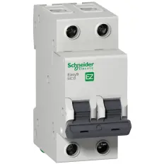 Disjuntor Bifásico 2A Curva C 4,5kA EASY9 EZ9F33202 Schneider