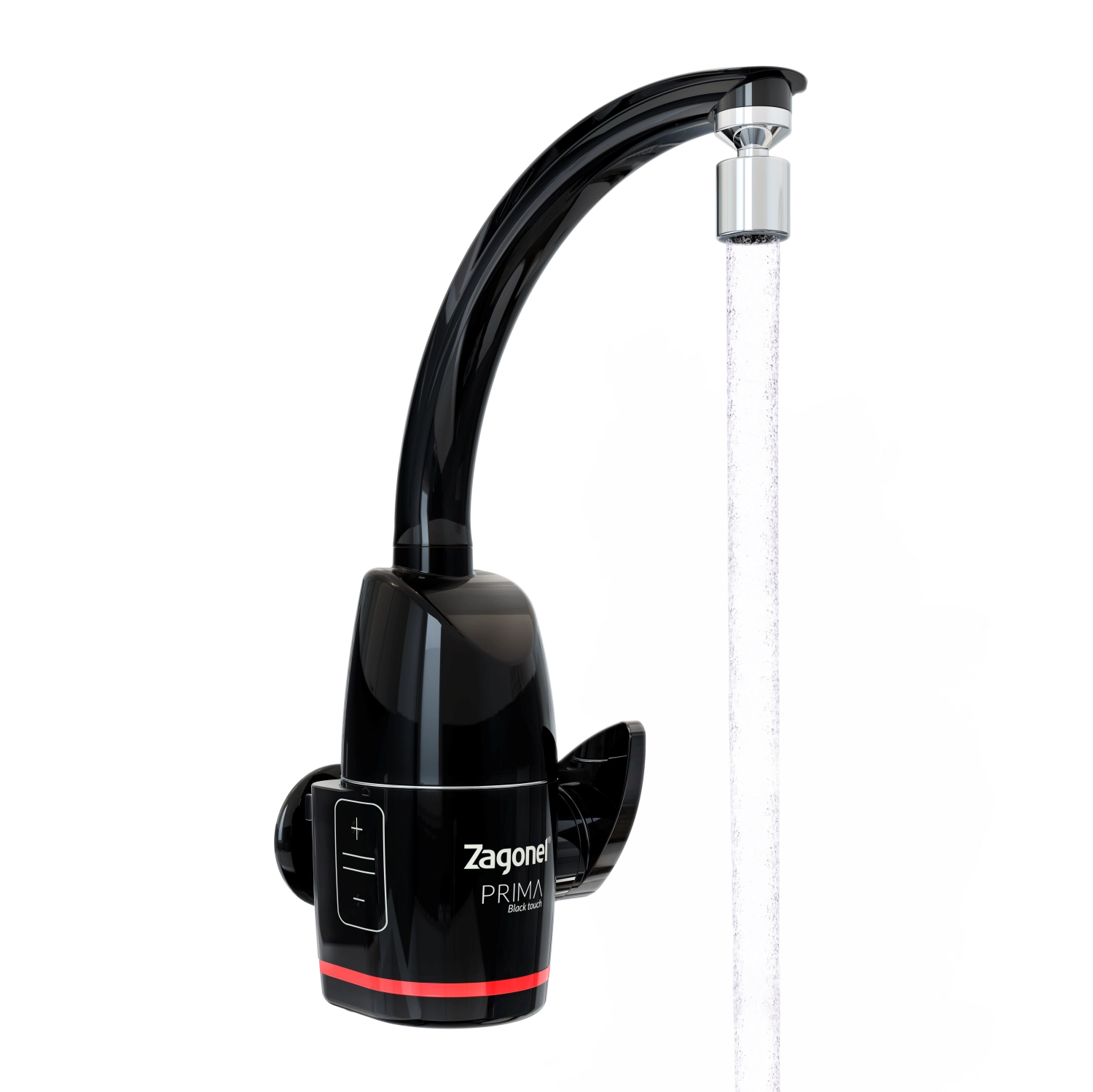 Torneira Elétrica Prima Touch 5500W 127V Preta Zagonel