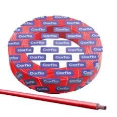 Cabo Flexível de Cobre 6.00MM Vermelho 750V - 100MT