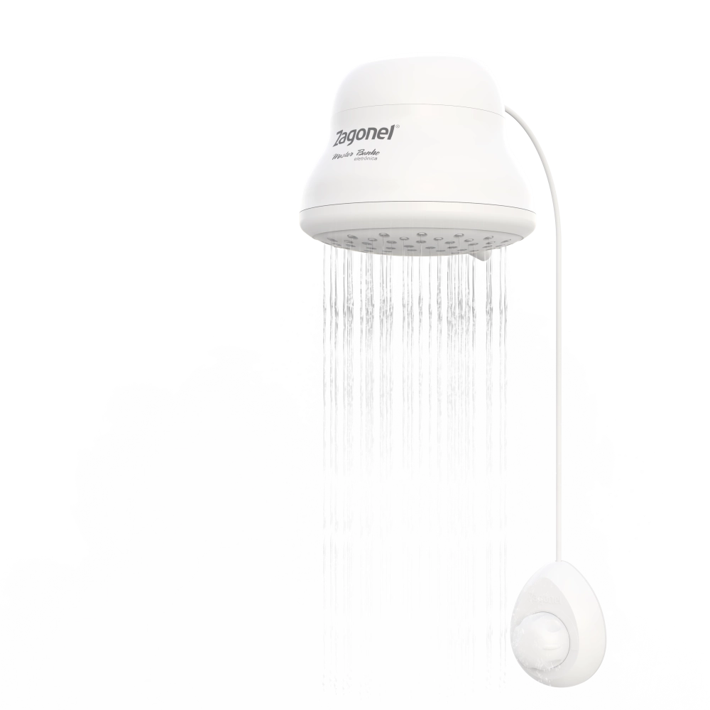 Ducha Eletrônica Master Banho 7500W 220V Branco Zagonel