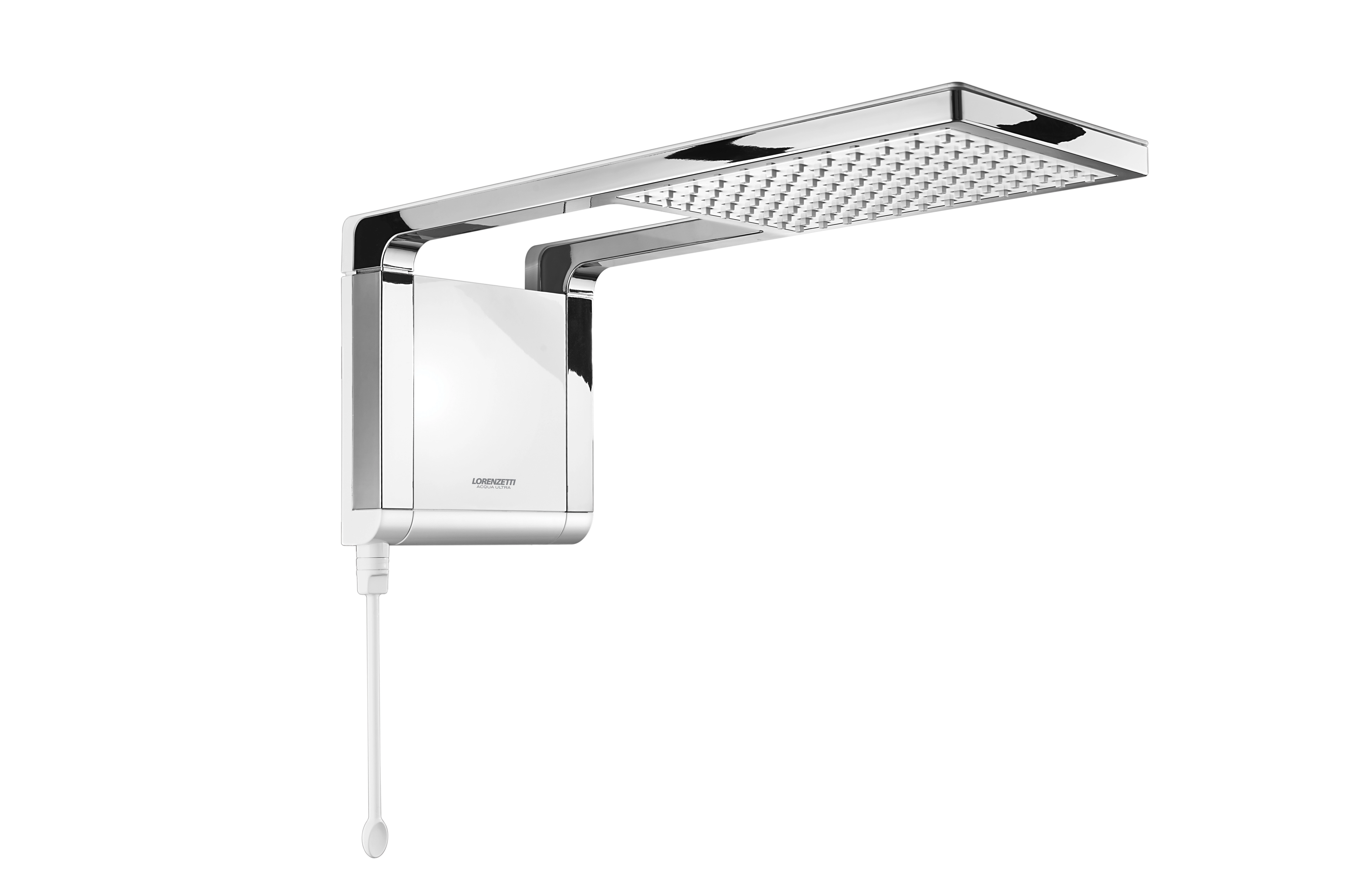 Chuveiro Eletrônico Acqua Storm Branco/Cromado 7800W 220V Lorenzetti 