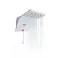 Ducha Eletrônica Ducali 7500W 220V Branco Zagonel 