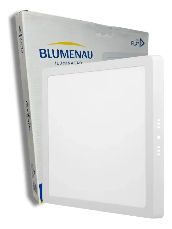 Painel de Led Sobrepor Quadrado 18W 6500k Blumenau 
